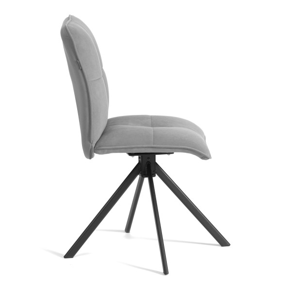 Стул обеденный Sweet поворотный механизм 360, велюр, серый, 29 фото № 2