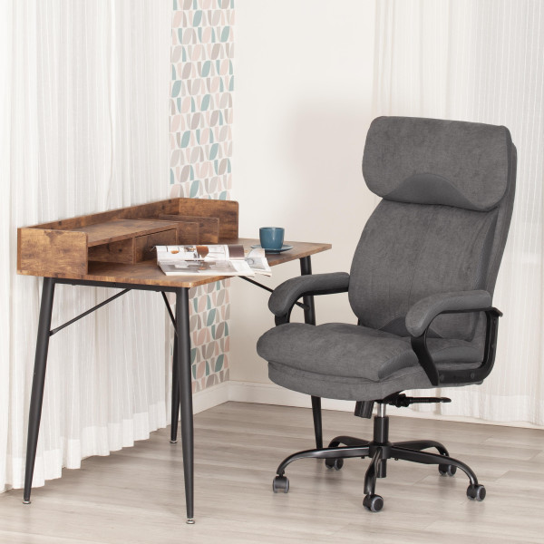 Кресло Duke metalBL ткань, серый, KUB 05/TW-12 фото № 13