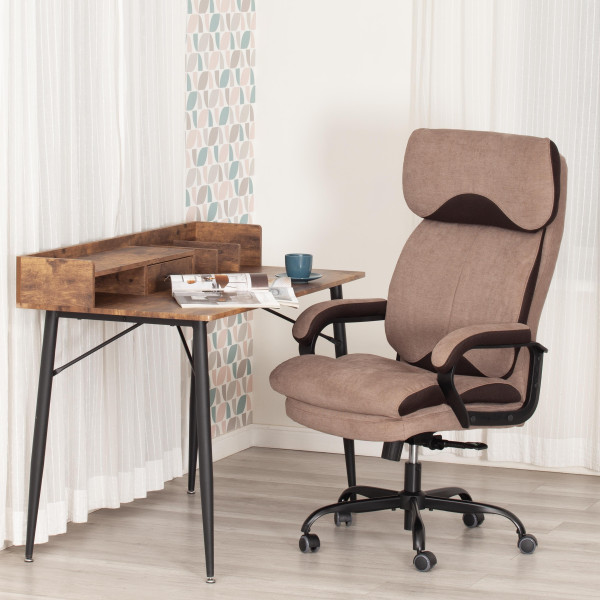 Кресло Duke metalBL ткань, светло-коричневый, KUB 03/TW-24 фото № 13