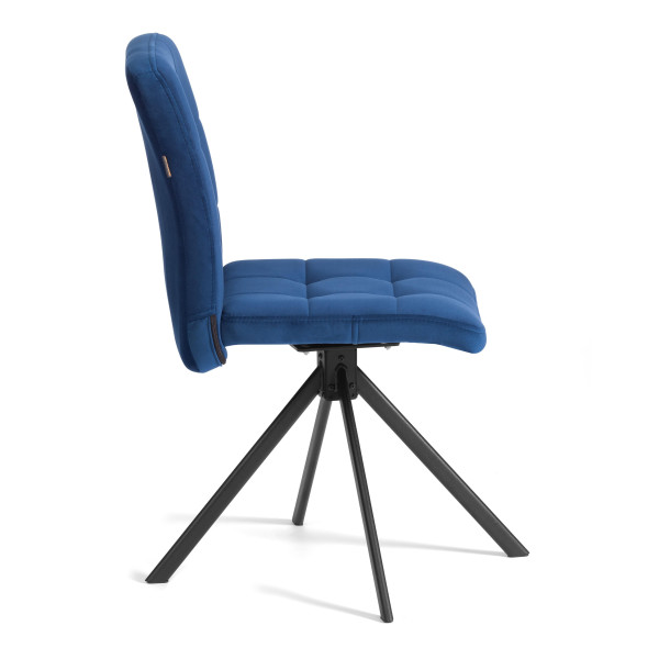 Стул обеденный Medeo поворотный механизм 360, велюр, Blue (синий) фото № 2