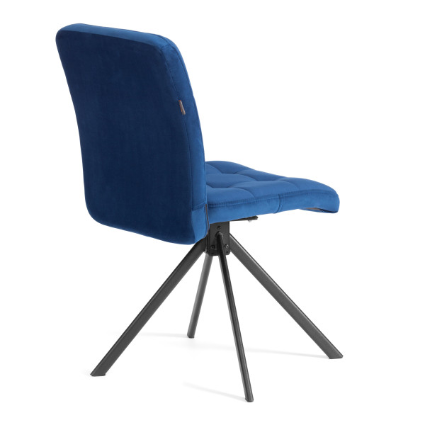 Стул обеденный Medeo поворотный механизм 360, велюр, Blue (синий) фото № 3