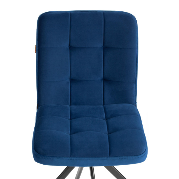 Стул обеденный Medeo поворотный механизм 360, велюр, Blue (синий) фото № 6