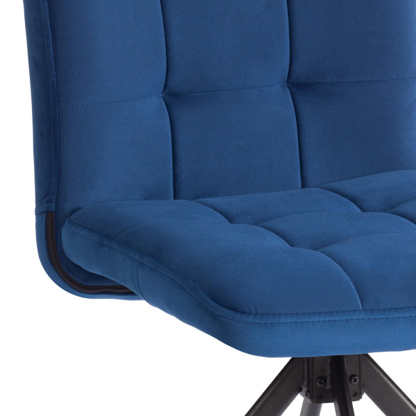 Стул обеденный Medeo поворотный механизм 360, велюр, Blue (синий) фото № 8