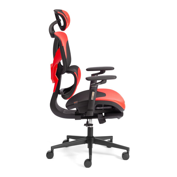 Кресло KingCobra иск. кожа / сетка, черный / красный фото № 2