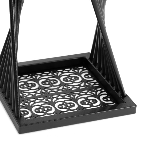 Кофейный стол/подставка Osteria/Остерия металл, черный, 25,5х25,5х59 см фото № 4