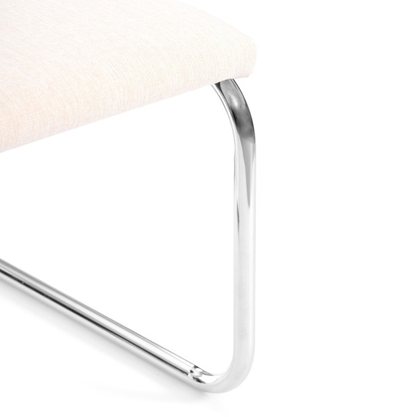 Стул MANI дерево вяз, ротанг/ткань лен, металлический каркас, Груша (№3), 46х46х78 см фото № 9