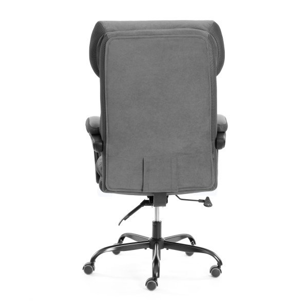 Кресло Chief metalBL  велюр/ткань, серый, 29/TW-12 фото № 5