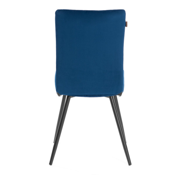 Стул обеденный Monte Carlo TREND, велюр, Blue (синий), 49х51х93 см фото № 4