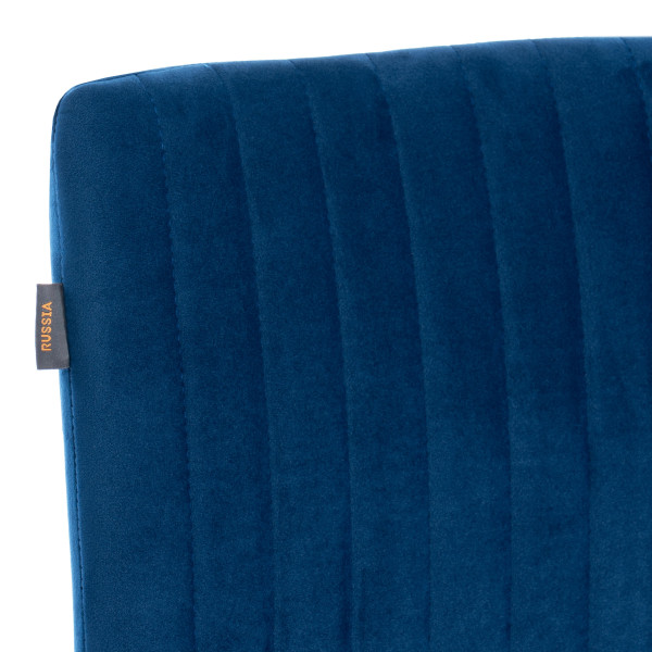 Стул обеденный Monte Carlo TREND, велюр, Blue (синий), 49х51х93 см фото № 8
