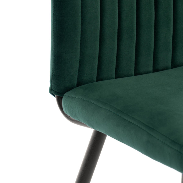 Стул обеденный Monte Carlo TREND, велюр, Deep Forest (изумруд), 49х51х93 см фото № 7