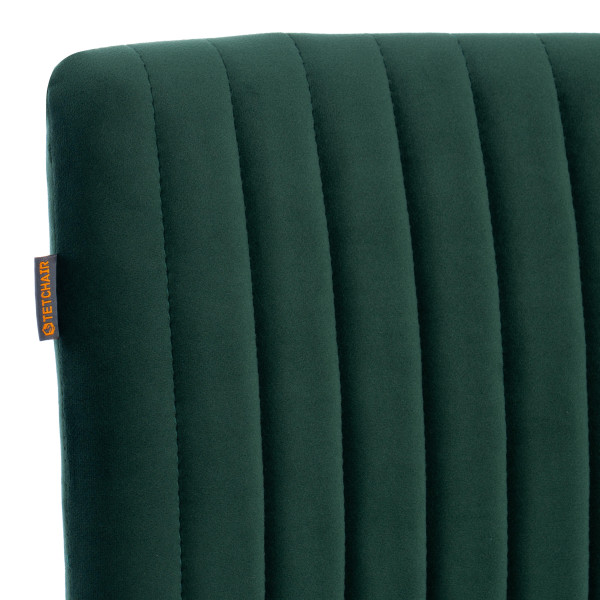 Стул обеденный Monte Carlo TREND, велюр, Deep Forest (изумруд), 49х51х93 см фото № 8