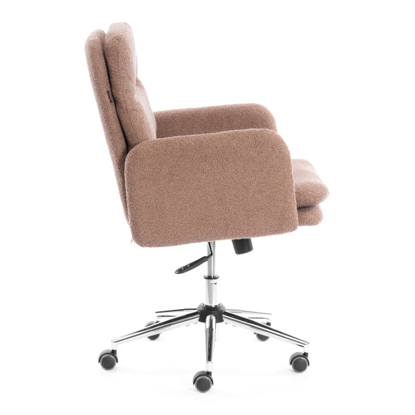 Кресло Dover хром букле, коричневый, barni cocoa фото № 2