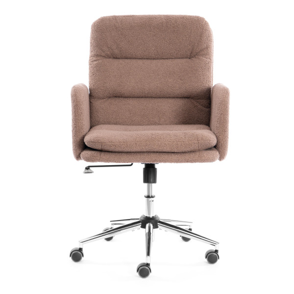 Кресло Dover хром букле, коричневый, barni cocoa фото № 5