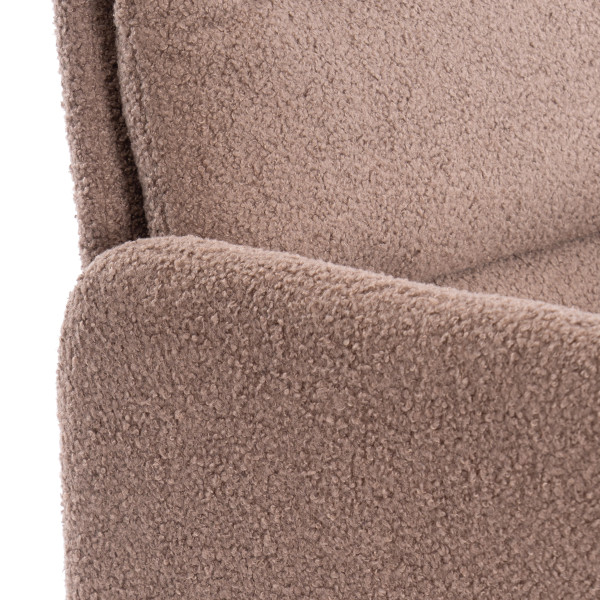 Кресло Dover хром букле, коричневый, barni cocoa фото № 7