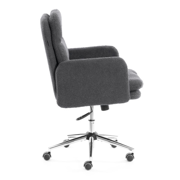 Кресло Dover хром букле, серый, barni grey фото № 2