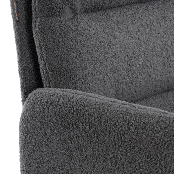 Кресло Dover хром букле, серый, barni grey фото № 7