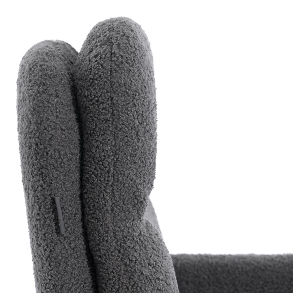 Кресло Dover хром букле, серый, barni grey фото № 9