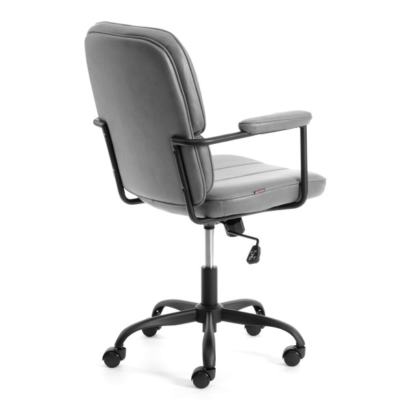 Кресло ALPHA иск. замша, Grey (Cерый) фото № 3