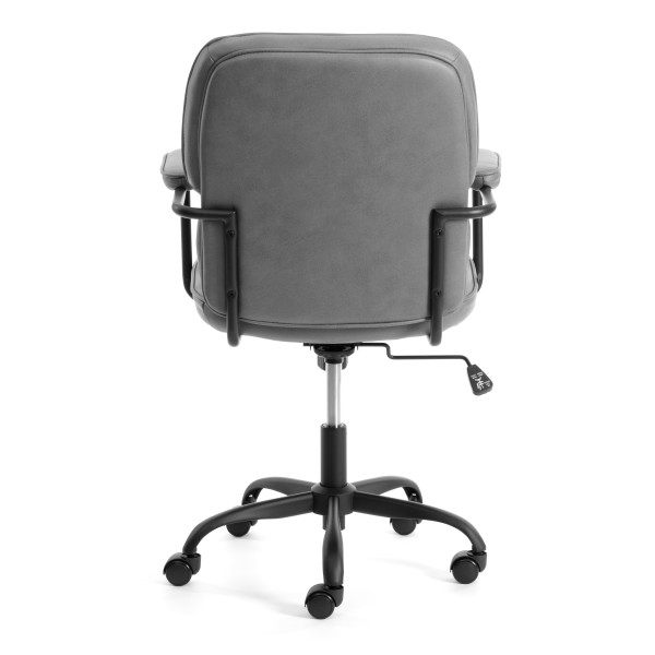 Кресло ALPHA иск. замша, Grey (Cерый) фото № 4