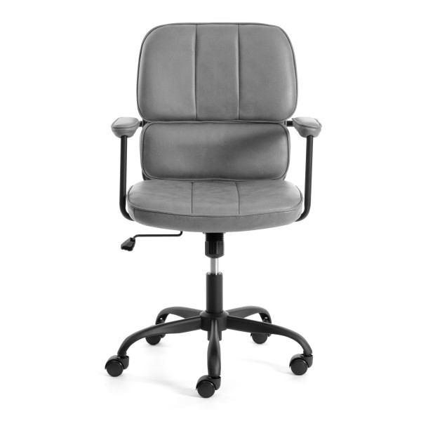 Кресло ALPHA иск. замша, Grey (Cерый) фото № 5