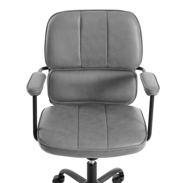 Кресло ALPHA иск. замша, Grey (Cерый) фото № 6