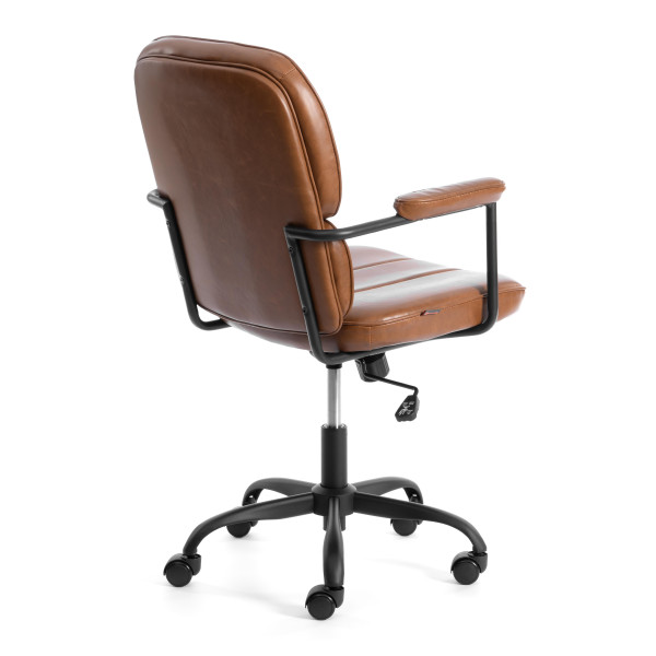 Кресло ALPHA иск. кожа, Brown (коричневый) фото № 3