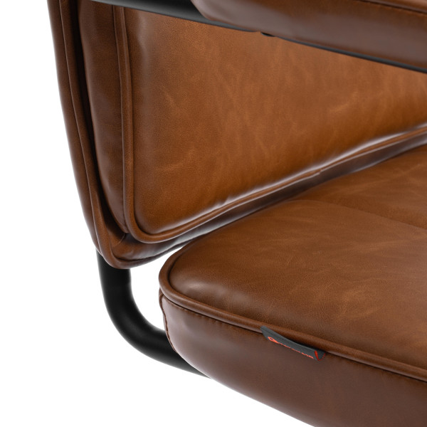 Кресло ALPHA иск. кожа, Brown (коричневый) фото № 7