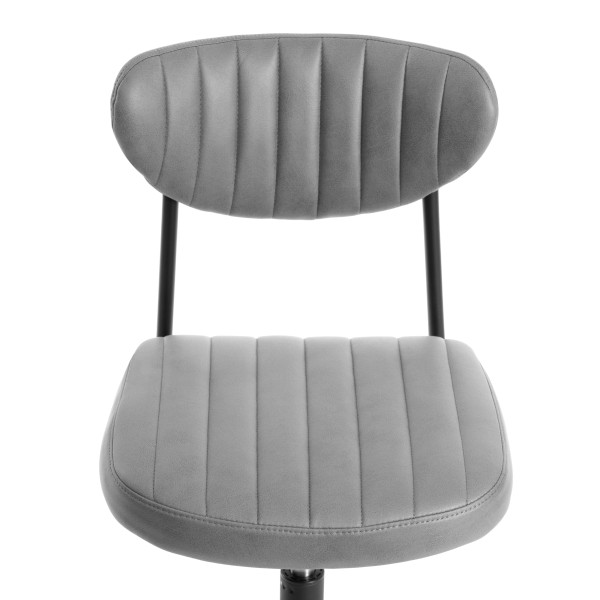 Кресло SLIM иск. замша, Grey (Cерый) фото № 6