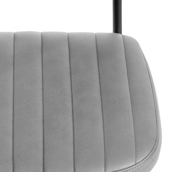 Кресло SLIM иск. замша, Grey (Cерый) фото № 8