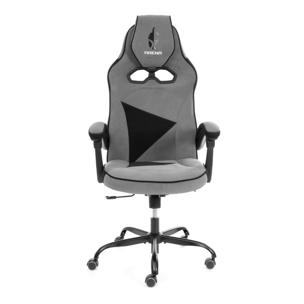 Кресло Arena metalBL велюр, серый/черный, 29/35 фото № 6