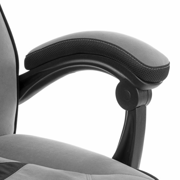 Кресло Arena metalBL велюр, серый/черный, 29/35 фото № 11