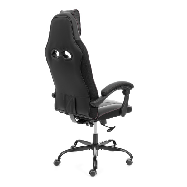 Кресло Arena metalBL кож/зам, черный/черный карбон, 36-6/карбон черный фото № 4