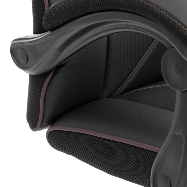 Кресло Arena metalBL кож/зам, черный/черный карбон, 36-6/карбон черный фото № 10