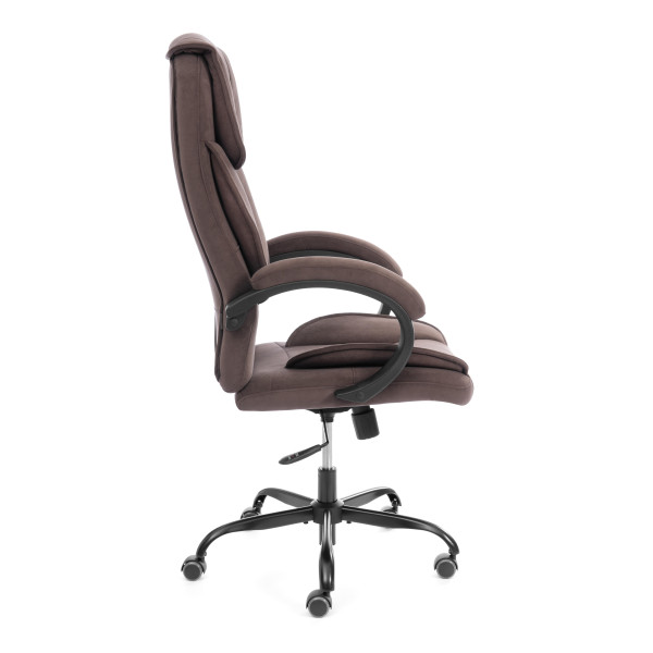 Кресло OREON metalBL велюр, коричневый, 6 фото № 2