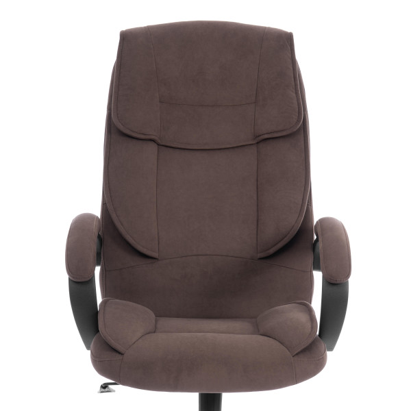 Кресло OREON metalBL велюр, коричневый, 6 фото № 6