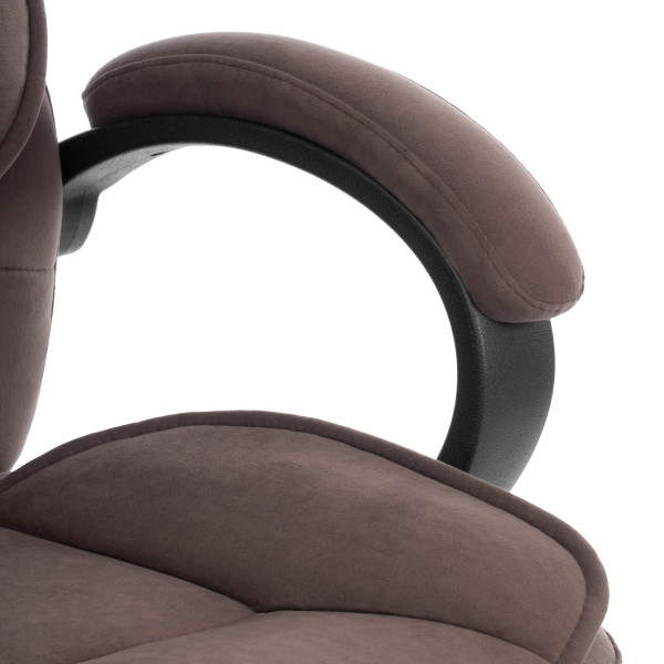 Кресло OREON metalBL велюр, коричневый, 6 фото № 8