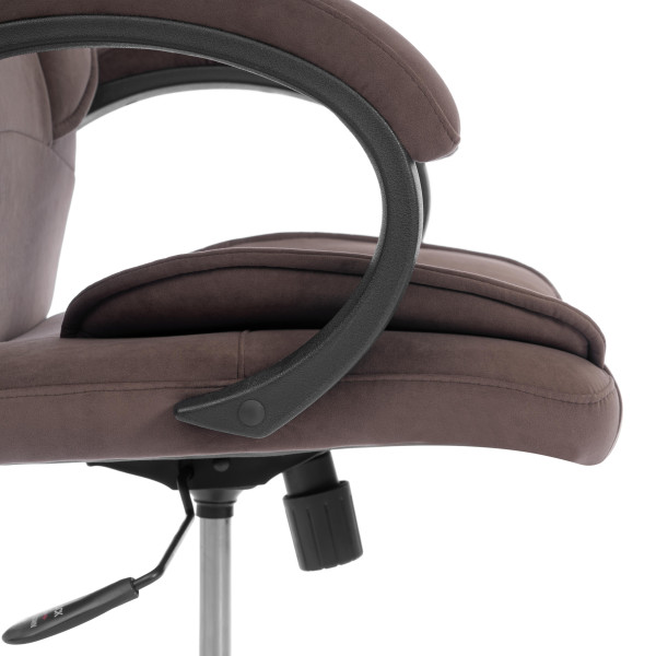 Кресло OREON metalBL велюр, коричневый, 6 фото № 10