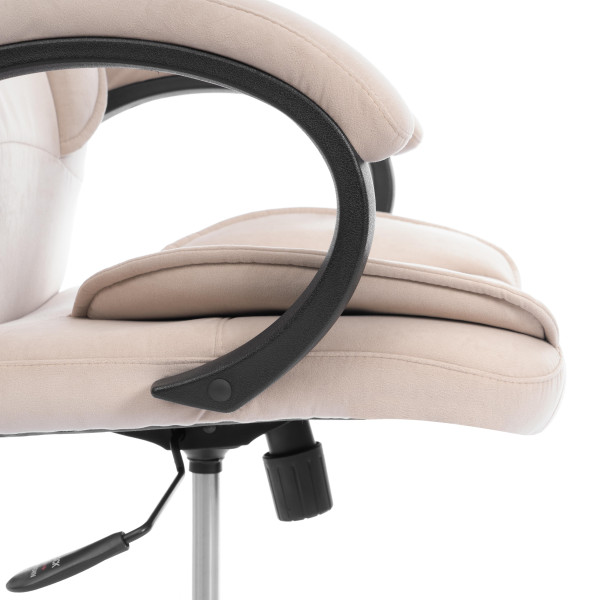 Кресло OREON metalBL велюр, бежевый, 7 фото № 10