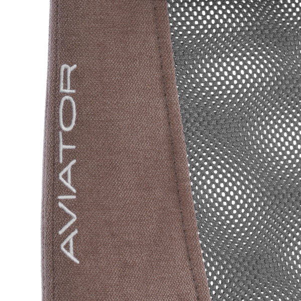 Кресло AVIATOR PLT metalBL ткань, светло - коричневый / серый, KUB 03/W-12 фото № 13