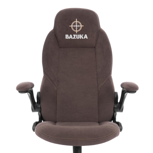 Кресло BAZUKA metalBL велюр, коричневый, 6 фото № 6