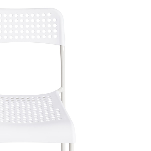 Стул ADDE (mod. C-049) металл/пластик, 39 х 49 х 78 см, White(белый) разборный фото № 6
