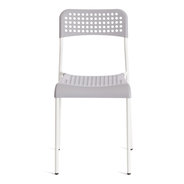Стул ADDE (mod. C-049) металл/пластик, 39 х 49 х 78 см, Grey(серый)/White(белый) разборный фото № 5