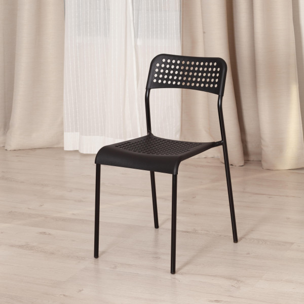 Стул ADDE (mod. C-049) металл/пластик, 39 х 49 х 78 см, Black(черный) разборный фото № 11