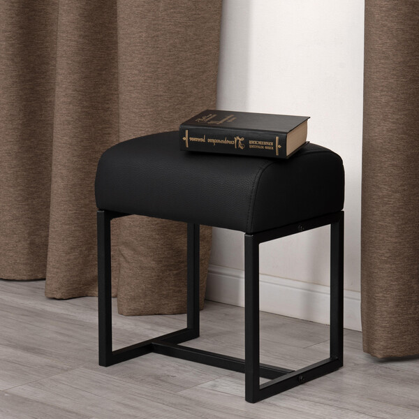 Пуф Charli Lux/Чарли Люкс экокожа , Sharp Чёрный фото № 7