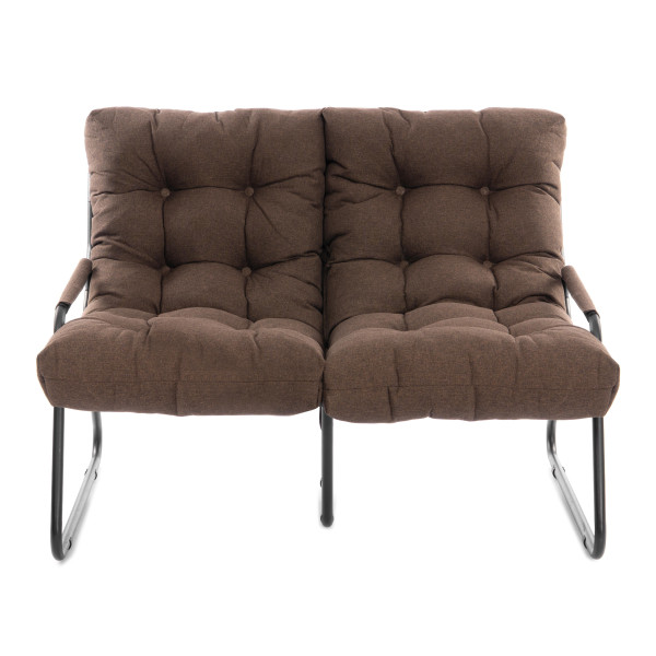 Диван Ergo/Эрго рогожка, коричневый, 3М7-147 фото № 5