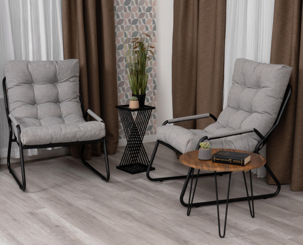 Кресло Ergo/Эрго рогожка, серо-бежевый, 3M 16/2 фото № 12