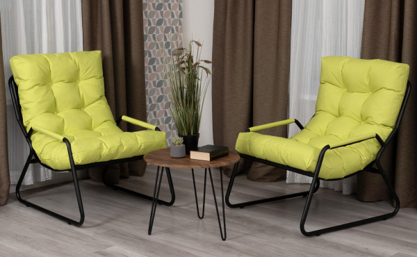 Кресло Ergo/Эрго рогожка с водоотталкивающей пропиткой, Лайм фото № 13