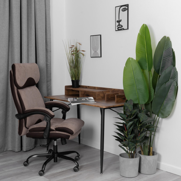 Кресло Chief metalBL  ткань, светло-коричневый, KUB 03/TW-24 фото № 15