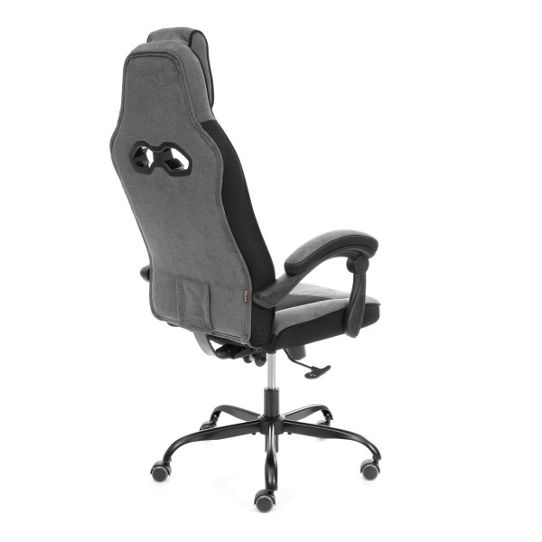 Кресло Arena metalBL ткань,велюр, серый/черный, KUB 05/TW-11/35 фото № 2