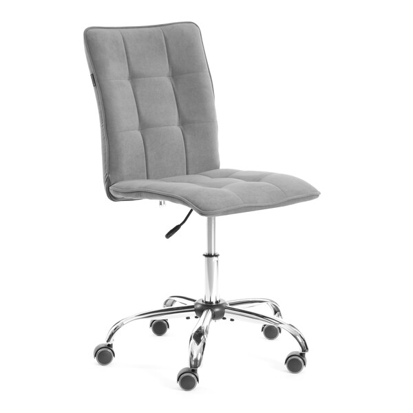 Комплект кресло + стул Bari LT, флок , серый/черный, 29, 41х55х89 см фото № 5